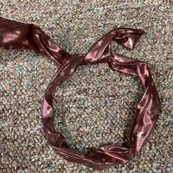 Lot of 8 Extra long wired headbands, twisted fabric tie knot ribbons - Picture 3 of 11